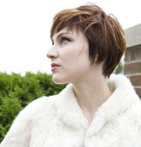 This is a layered pixie cut which is nice and easy to do by just about anyone! Long layered pixie haircut