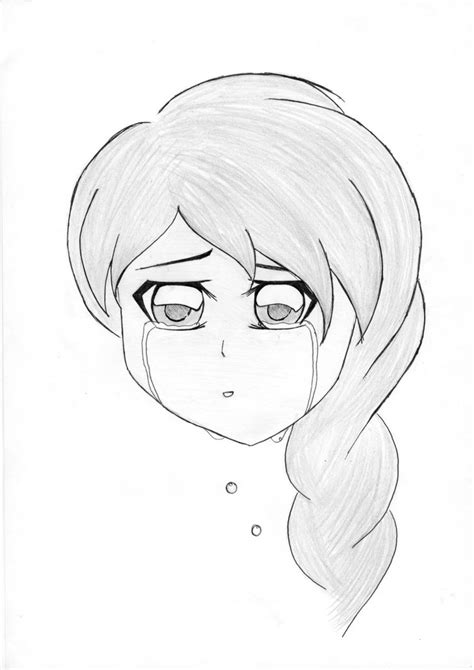 How To Draw A Girl Crying Easy