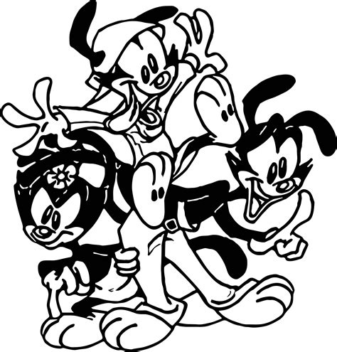 Animaniacs Coloring Pages Coloring Pages Free Coloring Pages Free