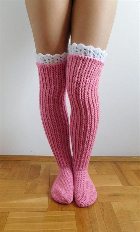 Over The Knee Socks Crochet Knee High Socks Crochet Socks Pattern