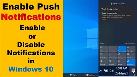 Fix Enable Push Notifications To Appear On Windows 10 Youtube