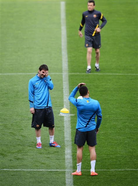 L Messi Barcelona Training Session Lionel Andres Messi Photo