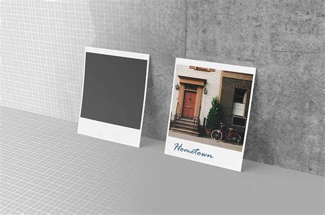 Polaroid Photo Mockup Set — Download Psd Template
