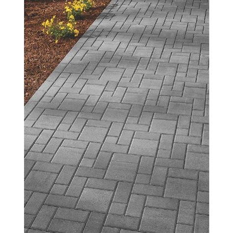 Holland Graycharcoal Concrete Paver Common 4 In X 8 In Actual 38