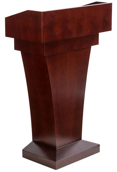 Multimedia podiums offer a few different areas for setting up a computer, laptop, projector or other electronic device. Hotel Podium | High Desktop Sides