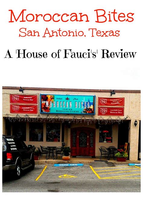 House of Fauci's: Moroccan Bites, San Antonio, Texas- A 'House of Fauci's' Review