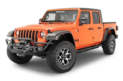 Quadratec Baja Hd Fender Flares For 20 23 Jeep Gladiator Jt Quadratec