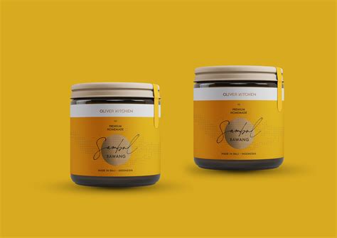 Sambal Indonesia Chili Sauce Packaging Design Created By Nero Atelier