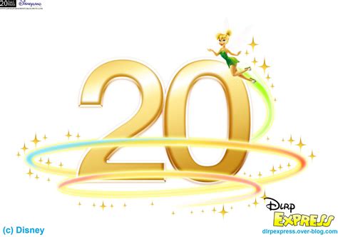 Logos E Información Del 20 Aniversario De Disneyland Paris 20 Días