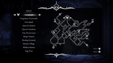Hollow Knight Stag Nest Map