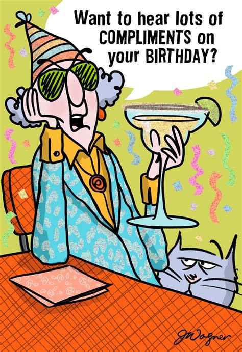 Happy birthday to a new 21, step out today and have some fun. My Compliments Funny Birthday Card - Greeting Cards - Hallmark