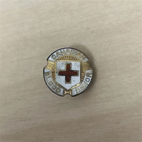Rare Vintage Antique Canadian Red Cross Blood Donor Pin 3381 Picclick