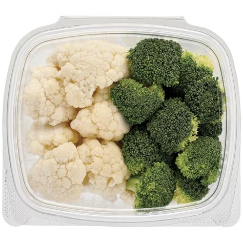 H E B Fresh Cut Broccoli And Cauliflower Shop Broccoli Cauliflower