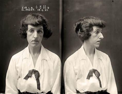 Womens Mug Shots From 1920s Australia Daily Mail Online