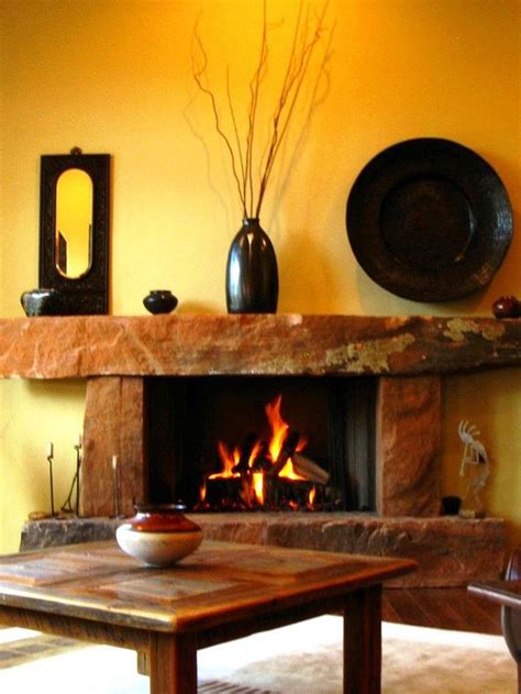 Really Large Stone Rustic Space Home Fireplace