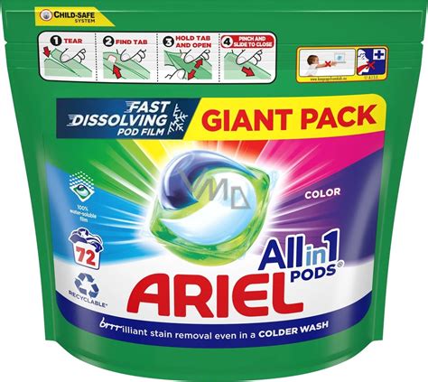 Ariel All In Pods Color Gel Capsules For Coloured Laundry Pcs