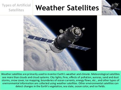 Types Of Artificial Satellites