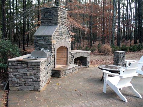 Outdoor Fireplace And Grill Outdoor Furniture Design And
