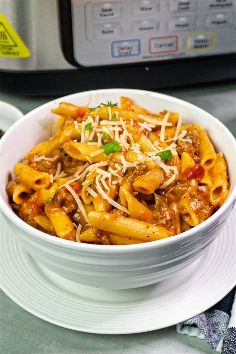 Crock Pot Italian Sausage Penne Pasta Modernmealmakeover