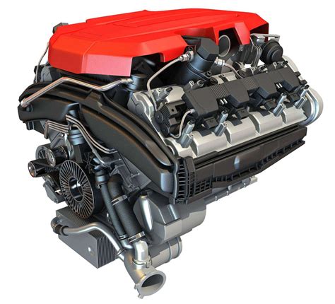 Lsa V8 Engine Supercharged Muscle Car Engine Modelos 3d In Equipamento