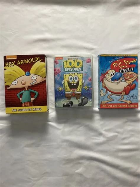 Spongebob Hey Arnold And Ren And Stimpy Dvd Lot 1500 Picclick