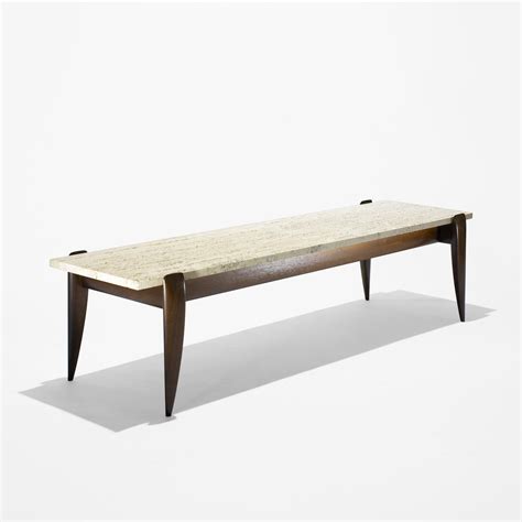 The walnut and glass coffee table no. Gio Ponti coffee table