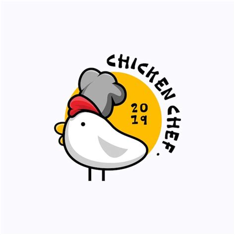 Premium Vector Chicken Chef Mascot Illustration