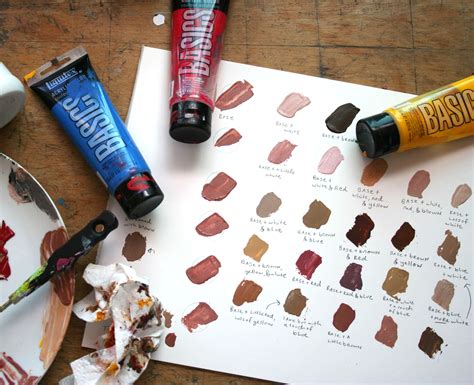 How To Mix Paint Colors To Make Skin Color Unugtp News