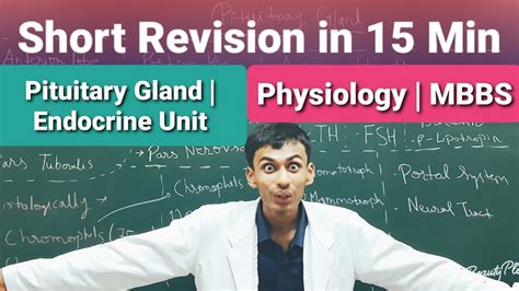 Pituitary Gland Quick Revision In 15 Min Physiology Must Watch