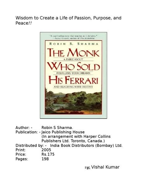 popular discover your destiny with the monk who sold his ferrari : Review of the Monk Who Sold His Ferrari | Monk | Virtue