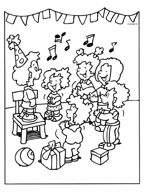 Uitnodiging kleurplaat stijlvol kleurplaat dinosaurus met taart. Knutselpagina.nl - Zingen - jarige - feest