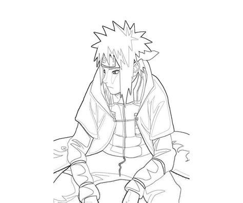 Minato Coloring Page Anime Coloring Pages