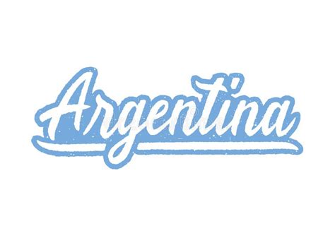 Argentina Lettering Stock Illustrations 554 Argentina Lettering Stock