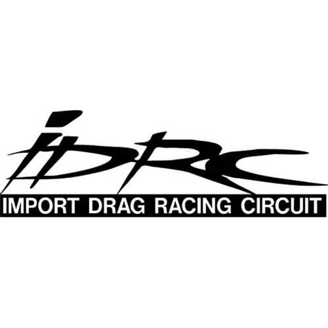 Import Drag Racing Circuit Decal Sticker Idrc Decal