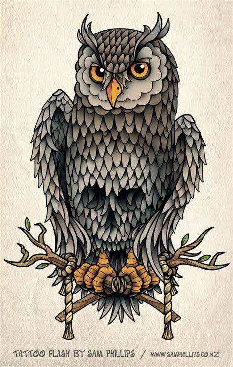 Sugar Skull Owl Tattoo Idea Tattoos And Tattoo Ideas Pinterest