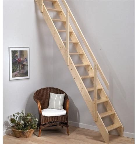 Dolle Madrid Wooden Space Saving Staircase Kit Loft Stairs Stairs