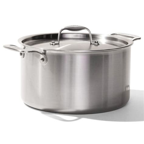 Made In Cookware 8 Quart Stainless Steel Stock Pot With Lid 5 Ply