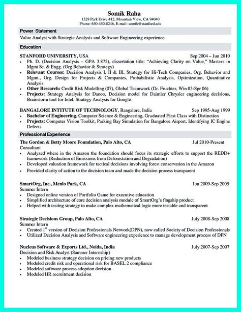 A fresh cs graduate's cv must highlight at least his 1. The Best Computer Science Resume Sample Collection