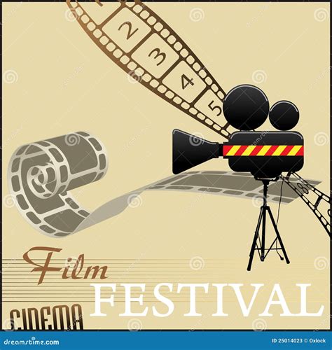 Film Festival Background Stock Vector Illustration Of Actor 25014023