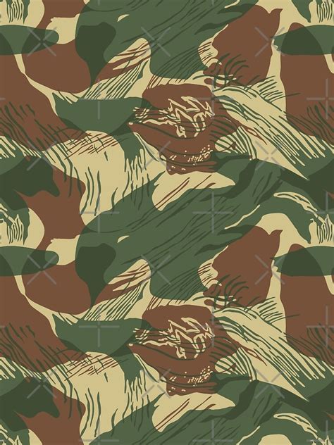 Rhodesian Brush Stroke Camouflage Scarf For Sale By Britkek Redbubble