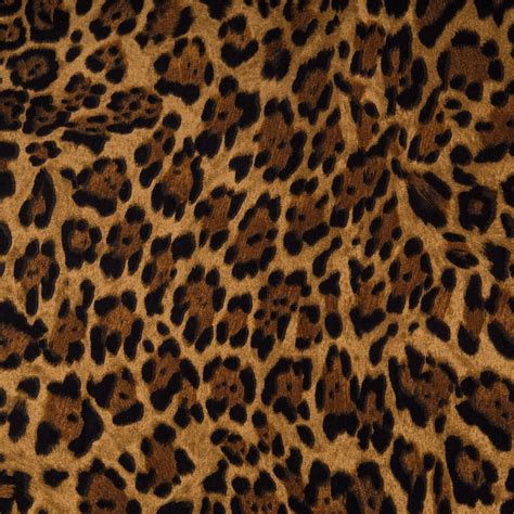Brown Leopard Print Apparel Fabric Hobby Lobby 654798