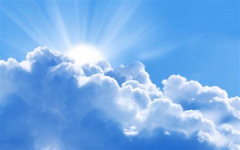 Blue Sky With Clouds Wallpaper 56 Images