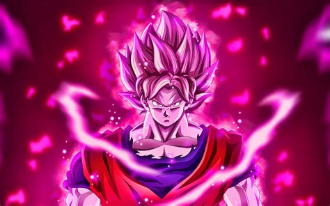 Are there any 4k ultra hd purple wallpapers? Download wallpapers Black Goku, 4k, purple fire flames ...
