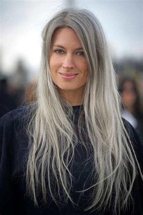 50 shades of grey hair trends and styles with images natural gray hair long gray hair long
