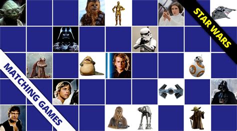 Star Wars Matching Games Online And Free Memozor
