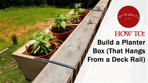 We did not find results for: How to Build a Planter Box (to hang from a deck rail ...