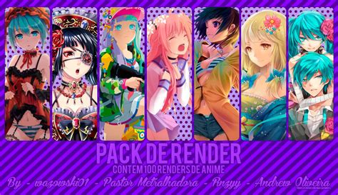 Anime Pack Renders By Wazowski01 On Deviantart