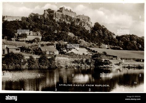 Stirling Castle From Raploch Stirling Near Dunblane Stirlingshire