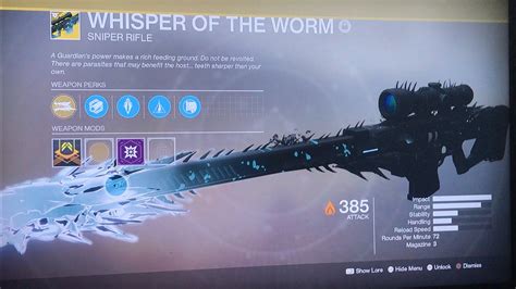Destiny Whisper Of The Worm Complete Run With Shortcut Youtube