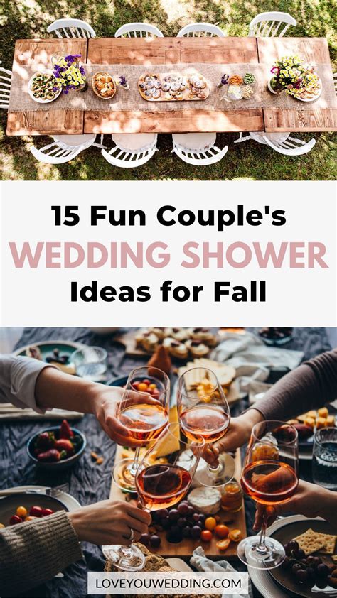 Unique And Memorable Fall Couples Wedding Shower Themes Coed Bridal Shower Inspiration